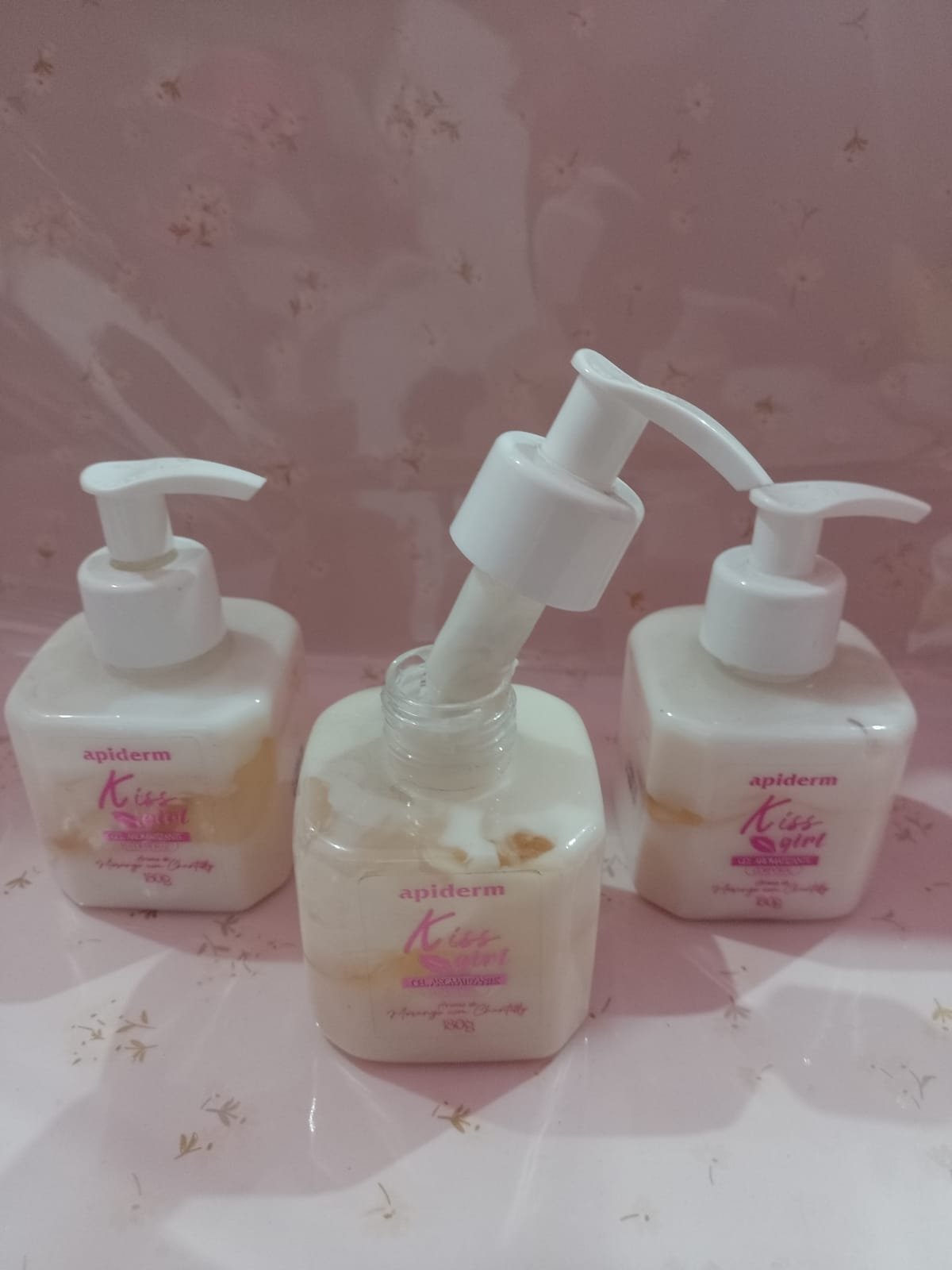 Gel aromatizante corporal.